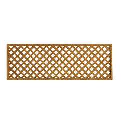2ft Diamond Lattice Pine Trellis Panel, Pack Of 3 (W)183cm X (H)61cm