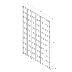 6ft Pine Trellis Panel, Pack Of 4 (W)120cm X (H)183cm 4 6ft Pine Trellis Panel, Pack Of 4 (W)120cm X (H)183cm -Hozelock Shop 6ft pine trellis panel pack of 4 w 120cm x h 183cm5013053173343 18bq