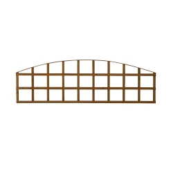 Arched Pine Trellis Panel (W)183cm X (H)57cm
