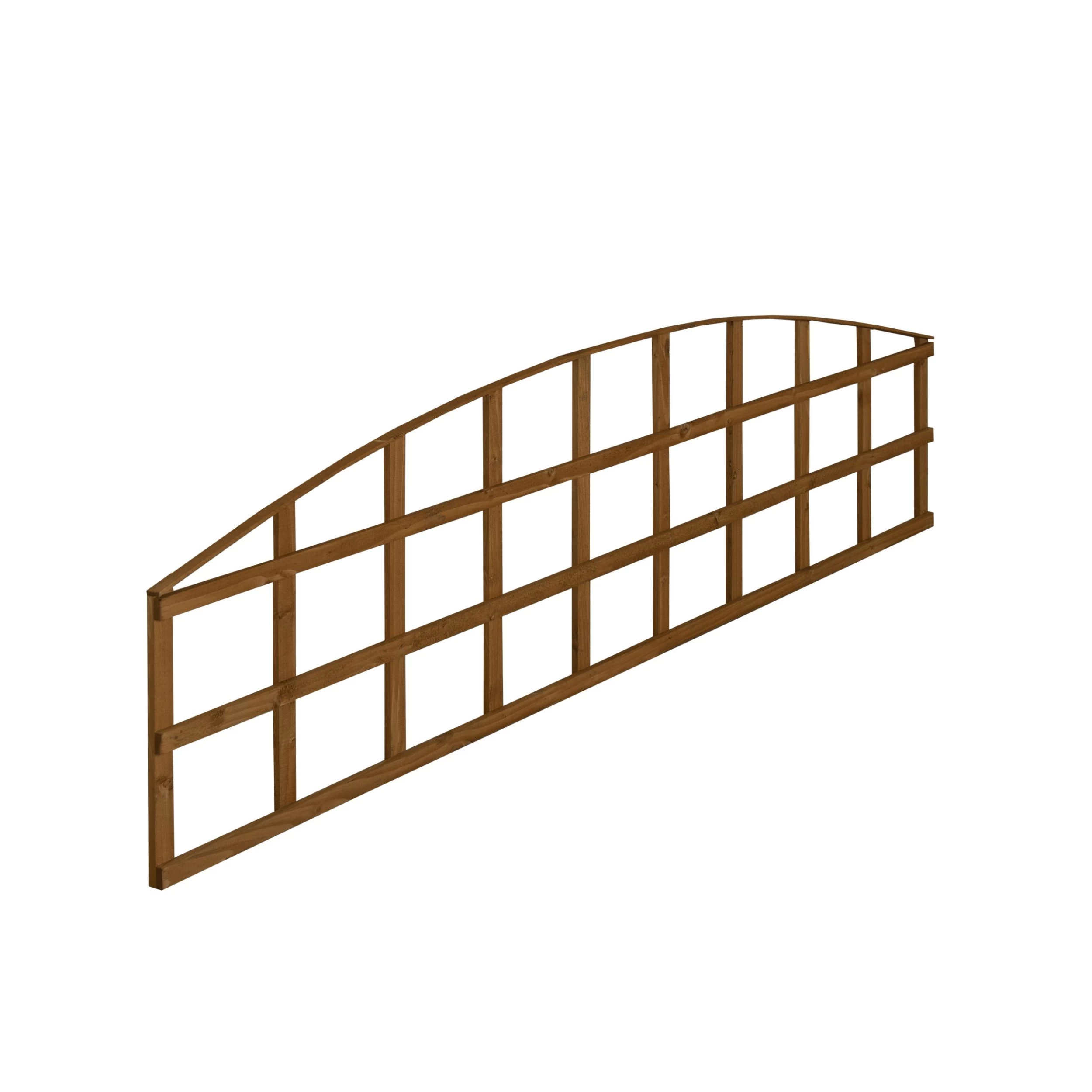 Arched Pine Trellis panel (W)183cm x (H)57cm Arched Pine Trellis Panel (W)183cm X (H)57cm -Hozelock Shop arched pine trellis panel w 183cm x h 57cm3663602430643 02bq scaled