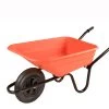 B&Q Sovereign Orange Metal & Polypropylene (PP) Wheelbarrow 90L -Hozelock Shop b q sovereign orange metal polypropylene pp wheelbarrow 90l5036610002009 01bq