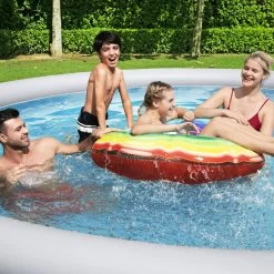 Bestway Fast Set Polyvinyl Chloride (PVC) Family Fun Pool (W) 3.96m X (L) 3.96m -Hozelock Shop bestway fast set polyvinyl chloride pvc family fun pool w 3 96m x l 3 96m6942138968316 03i bq