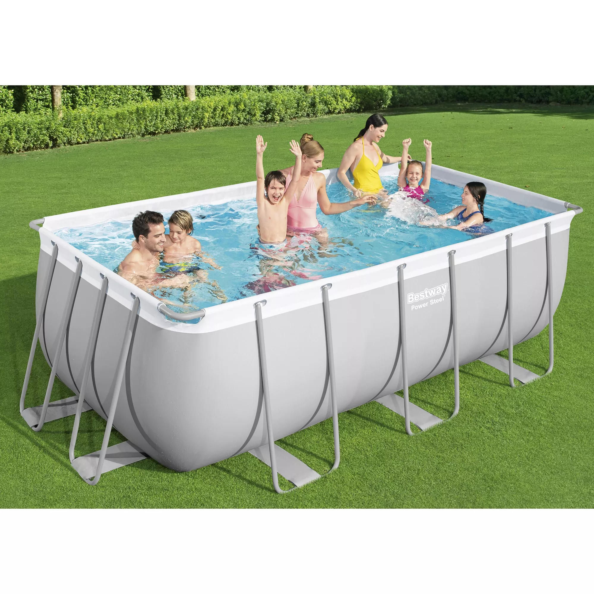 Bestway Power Steel Metal & plastic Pool (W) 2.01m x (L) 4.12m Bestway Power Steel Metal & Plastic Pool (W) 2.01m X (L) 4.12m -Hozelock Shop bestway power steel metal plastic pool w 2 01m x l 4 12m6942138986457 01i bq