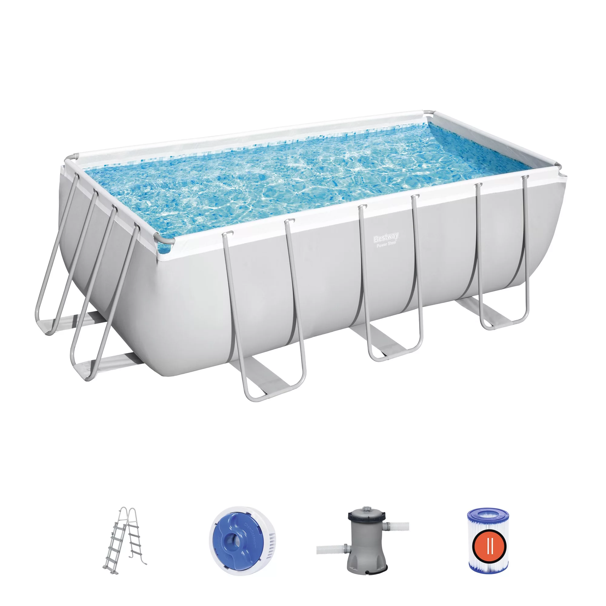 Bestway Power Steel Metal & plastic Pool (W) 2.01m x (L) 4.12m Bestway Power Steel Metal & Plastic Pool (W) 2.01m X (L) 4.12m -Hozelock Shop bestway power steel metal plastic pool w 2 01m x l 4 12m6942138986457 36c bq