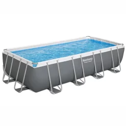 Bestway Power Steel® Plain Polyvinyl Chloride (PVC) & Steel Pool (W) 2.74m X (L) 5.49m
