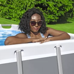 Bestway Power Steel® Plain Polyvinyl Chloride (PVC) & Steel Pool (W) 3.66m X (L) 7.32m -Hozelock Shop bestway power steel plain polyvinyl chloride pvc steel pool w 3 66m x l 7 32m6942138987195 02i