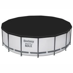 Bestway Steel Pro MAX™ Plain Polyvinyl Chloride (PVC) & Steel Pool (W) 4.57m X (L) 4.57m -Hozelock Shop bestway steel pro max plain polyvinyl chloride pvc steel pool w 4 57m x l 4 57m6941607328156 21c