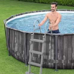 Bestway Steel Pro Max Polyvinyl Chloride (PVC) Family Swimming Pool (W) 3.66m X (L) 3.66m -Hozelock Shop bestway steel pro max polyvinyl chloride pvc family swimming pool w 3 66m x l 3 66m6942138984163 03i bq