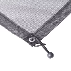 Black Polyester (PES) & PVC Garden Screen (H)1m (W)3m