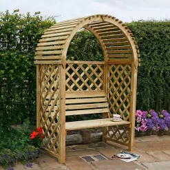 Blooma Chiltern Arbour, (H)1990mm (W)1340mm (D)800mm - Assembly Service Included 5 Blooma Chiltern Arbour, (H)1990mm (W)1340mm (D)800mm - Assembly Service Included -Hozelock Shop blooma chiltern arbour h 1990mm w 1340mm d 800mm assembly service included5397007111705 02i bq