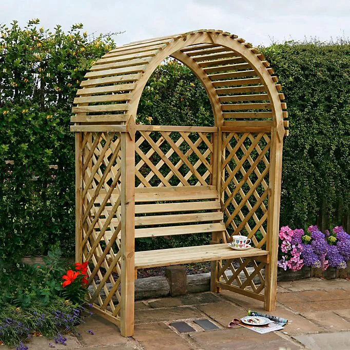 Blooma Chiltern Arbour, (H)1990mm (W)1340mm (D)800mm - Assembly service included Blooma Chiltern Arbour, (H)1990mm (W)1340mm (D)800mm - Assembly Service Included -Hozelock Shop blooma chiltern arbour h 1990mm w 1340mm d 800mm assembly service included5397007111705 02i bq