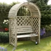 Blooma Chiltern Round Arbour, (H)1990mm (W)1340mm (D)800mm - Assembly Required 2 Blooma Chiltern Round Arbour, (H)1990mm (W)1340mm (D)800mm - Assembly Required -Hozelock Shop blooma chiltern round arbour h 1990mm w 1340mm d 800mm assembly required5397007007527 01i BQ