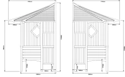 Blooma Elegant Corner Arbour, (H)2500mm (W)1730mm (D)1730mm - Assembly Required -Hozelock Shop blooma elegant corner arbour h 2500mm w 1730mm d 1730mm assembly required5397007007732 01t BQ