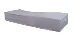 Blooma Grey Rectangular Sun Lounger Cover 200cm(L) 30cm(H) 70cm(W)