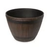Blooma Lule Wood Effect Plastic Round Plant Pot (Dia)52cm -Hozelock Shop blooma lule wood effect plastic round plant pot dia 52cm3663602700814 01bq