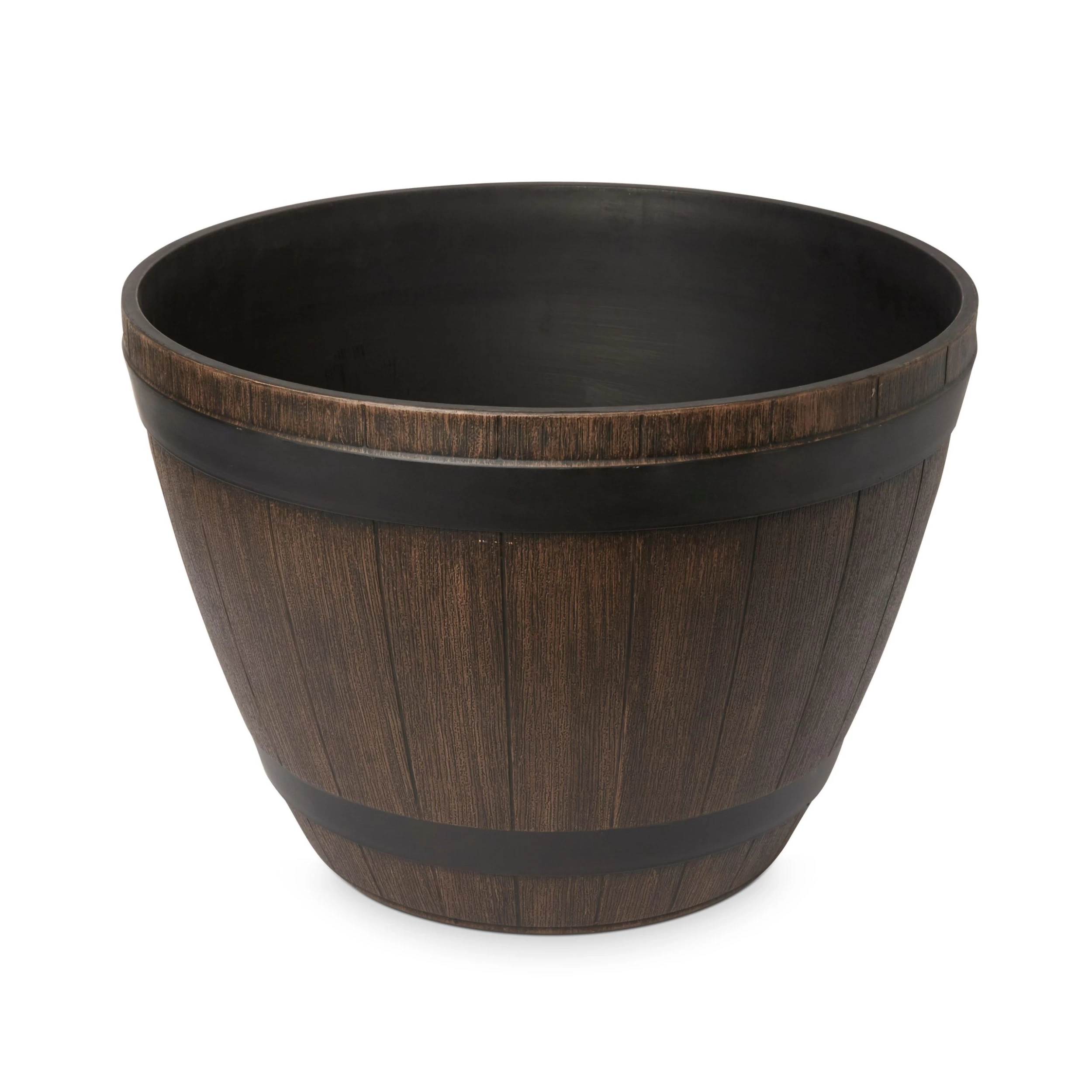 Blooma Lule Wood effect Plastic Round Plant pot (Dia)52cm Blooma Lule Wood Effect Plastic Round Plant Pot (Dia)52cm -Hozelock Shop blooma lule wood effect plastic round plant pot dia 52cm3663602700814 01bq scaled