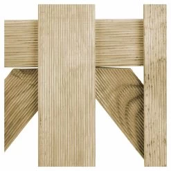 Blooma Mekong Wood Round Top Gate, (H)1m (W)1m -Hozelock Shop blooma mekong wood round top gate h 1m w 1m3663602942665 04bq