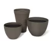 Blooma Momoka Grey Stone Effect Plastic Circular Plant Pot (Dia)50cm -Hozelock Shop blooma momoka grey stone effect plastic circular plant pot dia 50cm3663602700845 03bq