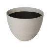 Blooma Momoka Taupe Stone Effect Plastic Circular Plant Pot (Dia)50cm