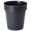 Blooma Nurgul Dark Grey Plastic Circular Plant Pot (Dia)30cm -Hozelock Shop blooma nurgul dark grey plastic circular plant pot dia 30cm3663602899181 01bq