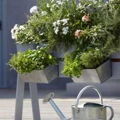 Blooma Rural Argent Metal Rectangular Trough 4 Blooma Rural Argent Metal Rectangular Trough -Hozelock Shop blooma rural argent metal rectangular trough3663602733911 02bq