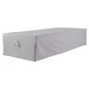 Blooma Very Large Grey Rectangular Table Cover 300cm(L) 60cm(H) 120cm(W)