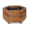 Bopha Pressure Treated Wood Brown Wooden Hexagonal Planter 60cm 1 Bopha Pressure Treated Wood Brown Wooden Hexagonal Planter 60cm -Hozelock Shop bopha pressure treated wood brown wooden hexagonal planter 60cm3663602701422 01bq