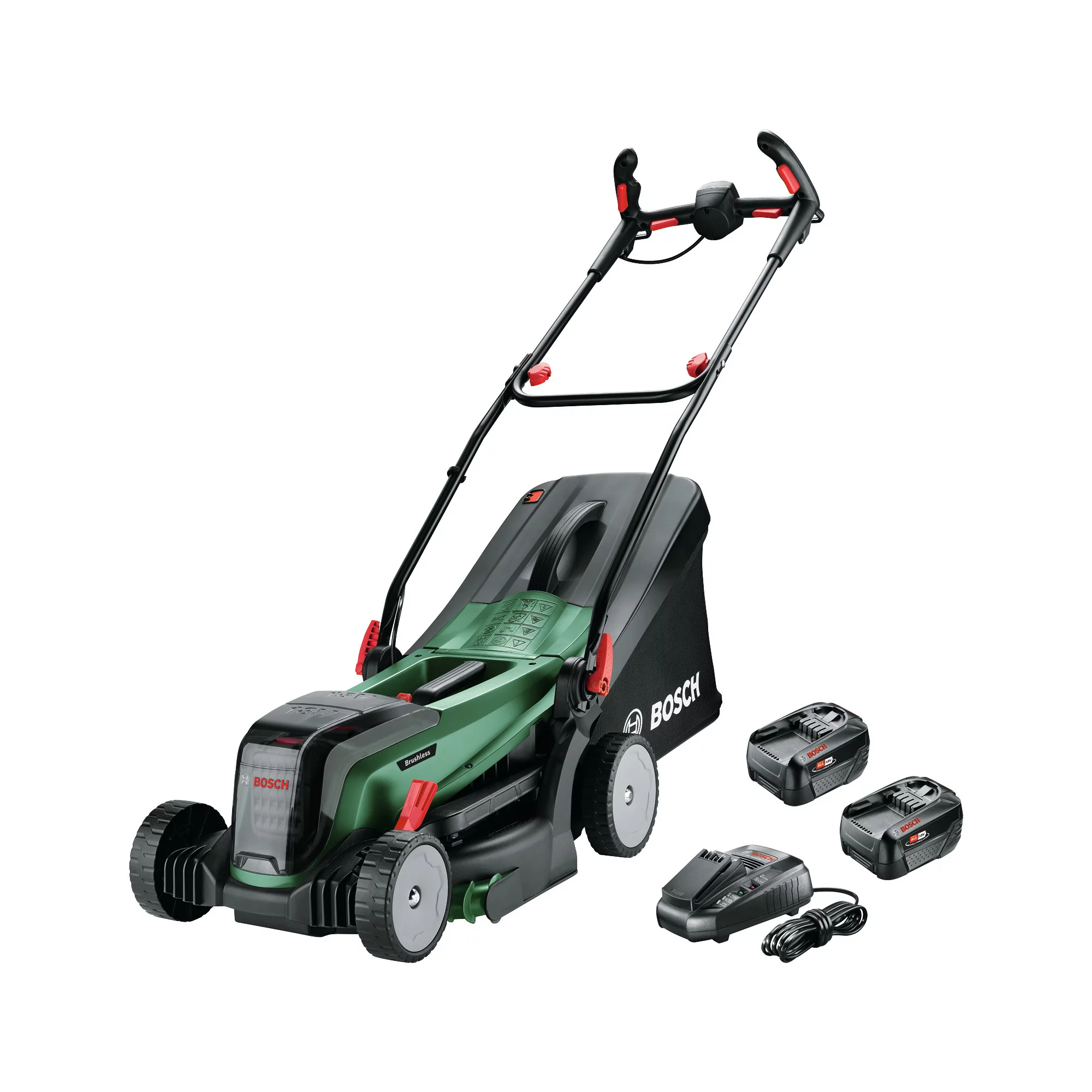 Bosch UniversalRotak 2x18V-37-550 Cordless 18V Push Lawnmower Bosch UniversalRotak 2x18V-37-550 Cordless 18V Push Lawnmower -Hozelock Shop bosch universalrotak 2x18v 37 550 cordless 18v push lawnmower4059952641898 02c