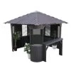 Canadian Spa Company Frazer Square Gazebo, (W)3.37m (D)3.37m - Assembly Required 1 Canadian Spa Company Frazer Square Gazebo, (W)3.37m (D)3.37m - Assembly Required -Hozelock Shop canadian spa company frazer square gazebo w 3 37m d 3 37m assembly required0700697209570 02c bq