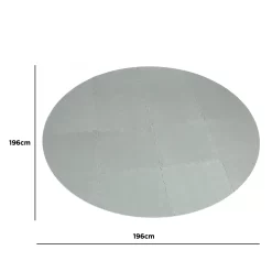 CleverSpa Grey Floor Protector (Dia)1.96m -Hozelock Shop cleverspa grey floor protector dia 1 96m5019008880274 01t bq