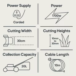 Flymo Easiglide 300V Corded Hover Lawnmower -Hozelock Shop flymo easiglide 300v corded hover lawnmower7392930542518 01t EN bq