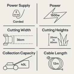 Flymo Speedi-Mo Corded Rotary Lawnmower -Hozelock Shop flymo speedi mo corded rotary lawnmower7391736343046 01t EN bq