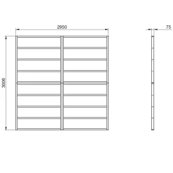 Forest 10x10 Timber Shed Base (L) 301cm X (W) 295cm - Assembly Service Included -Hozelock Shop forest 10x10 timber shed base l 301cm x w 295cm assembly service included5013053182253 01t bq