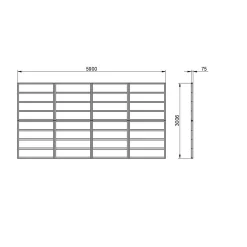 Forest 20x10 Timber Shed Base (L) 301cm X (W) 590cm -Hozelock Shop forest 20x10 timber shed base l 301cm x w 590cm5013053182215 01t