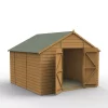 Forest Garden 10x10 Apex Dip Treated Shiplap Wooden Shed With Floor - Assembly Service Included -Hozelock Shop forest garden 10x10 apex dip treated shiplap wooden shed with floor assembly service included5013053192931 01c