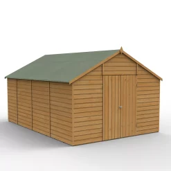 Forest Garden 10x15 Ft Apex Shiplap Wooden Shed With Floor -Hozelock Shop forest garden 10x15 ft apex shiplap wooden shed with floor5013053192955 02c