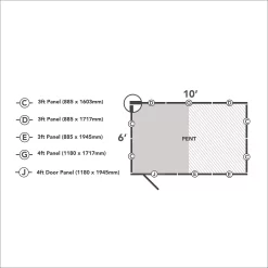 Forest Garden 10x6 Pent Pressure Treated Overlap Wooden Shed With Floor (Base Included) - Assembly Service Included -Hozelock Shop forest garden 10x6 pent pressure treated overlap wooden shed with floor base included assembly service included5013053193730 01t