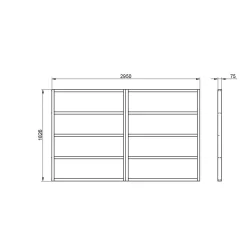 Forest Garden 10x6 Timber Shed Base (L) 183cm X (W) 295cm - Assembly Service Included -Hozelock Shop forest garden 10x6 timber shed base l 183cm x w 295cm assembly service included5013053182222 01t bq