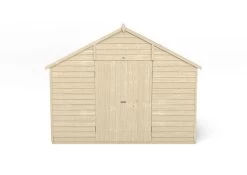 Forest Garden 20x10 Ft Apex Overlap Wooden 2 Door 8 Windows Shed With Floor -Hozelock Shop forest garden 20x10 ft apex overlap wooden 2 door 8 windows shed with floor5013053178072 02c bq