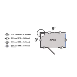 Forest Garden 5x3 Apex Pressure Treated Overlap Wooden Shed With Floor (Base Included) -Hozelock Shop forest garden 5x3 apex pressure treated overlap wooden shed with floor base included 5013053192849 02t