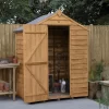 Forest Garden 5x3 Ft Apex Overlap Wooden Shed With Floor (Base Included) - Assembly Service Included -Hozelock Shop forest garden 5x3 ft apex overlap wooden shed with floor base included assembly service included5013053177075 01i bq
