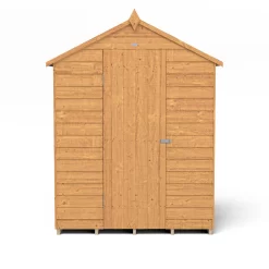 Forest Garden 5x3 Ft Apex Overlap Wooden Shed With Floor (Base Included) - Assembly Service Included -Hozelock Shop forest garden 5x3 ft apex overlap wooden shed with floor base included assembly service included5013053177075 02c bq