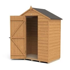 Forest Garden 5x3 Ft Apex Overlap Wooden Shed With Floor (Base Included) - Assembly Service Included -Hozelock Shop forest garden 5x3 ft apex overlap wooden shed with floor base included assembly service included5013053177075 21c bq
