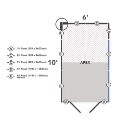 Forest Garden 6x10 Apex Dip Treated Shiplap Wooden Shed With Floor (Base Included) -Hozelock Shop forest garden 6x10 apex dip treated shiplap wooden shed with floor base included 5013053194089 01t