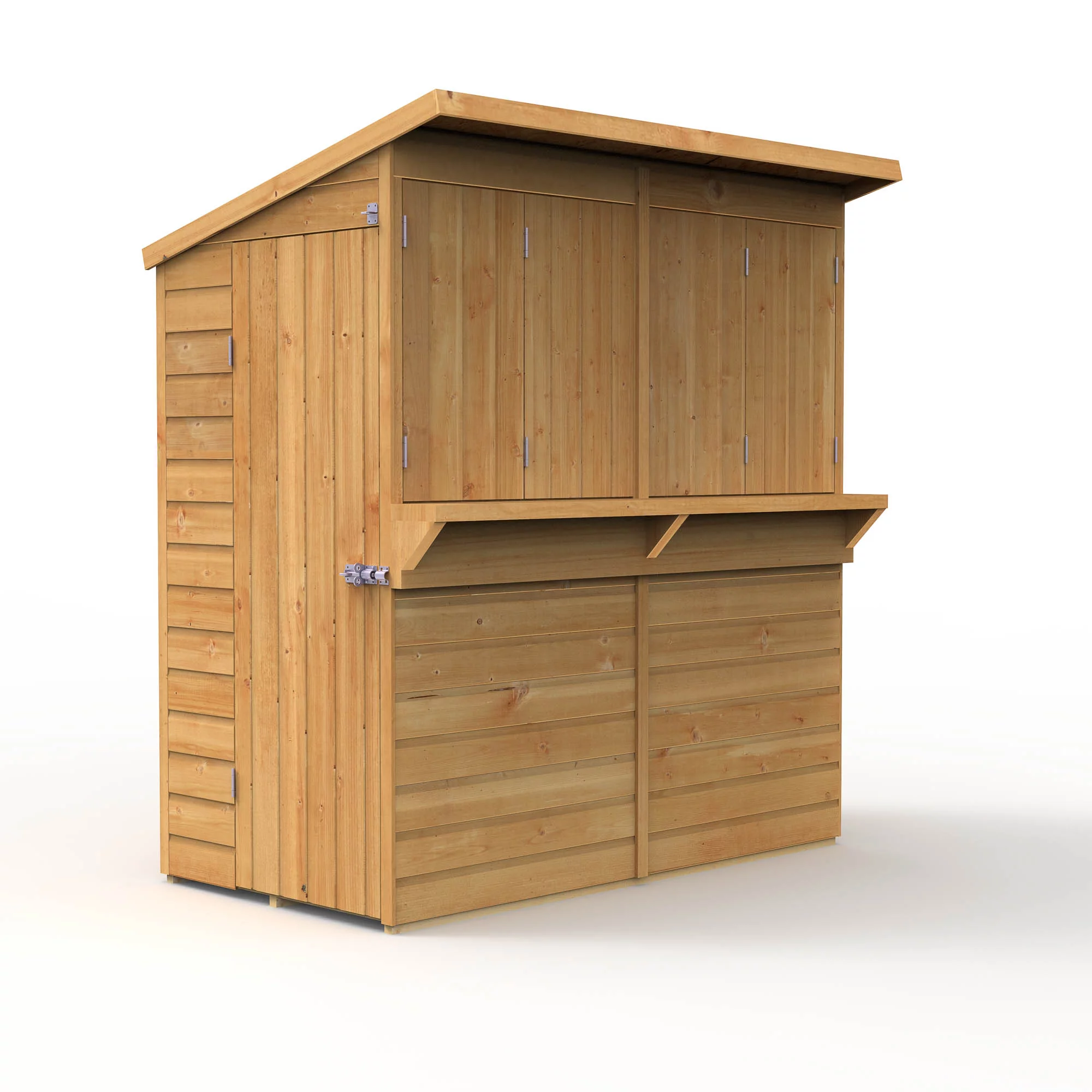 Forest Garden 6x3 ft Pent Shiplap Garden bar with Single door Forest Garden 6x3 Ft Pent Shiplap Garden Bar With Single Door -Hozelock Shop forest garden 6x3 ft pent shiplap garden bar with single door5013053184066 01c bq