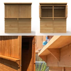 Forest Garden 6x3 Pent Dip Treated Shiplap Wooden Shed With Floor - Assembly Service Included -Hozelock Shop forest garden 6x3 pent dip treated shiplap wooden shed with floor assembly service included5013053184073 37c