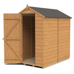 Forest Garden 6x4 Apex Dip Treated Overlap Wooden Shed With Floor - Assembly Service Included -Hozelock Shop forest garden 6x4 apex dip treated overlap wooden shed with floor assembly service included5013053176801 21c bq