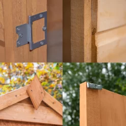 Forest Garden 6x4 Apex Dip Treated Shiplap Wooden Shed With Floor -Hozelock Shop forest garden 6x4 apex dip treated shiplap wooden shed with floor5013053189948 36c