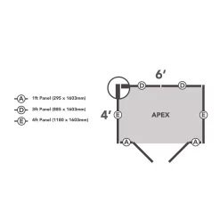 Forest Garden 6x4 Apex Pressure Treated Overlap Wooden Shed With Floor (Base Included) 11 Forest Garden 6x4 Apex Pressure Treated Overlap Wooden Shed With Floor (Base Included) -Hozelock Shop forest garden 6x4 apex pressure treated overlap wooden shed with floor base included 5013053192122 02t