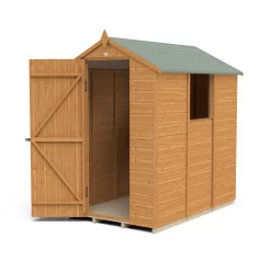 Forest Garden 6x4 Ft Apex Shiplap Wooden Shed With Floor -Hozelock Shop forest garden 6x4 ft apex shiplap wooden shed with floor5013053178669 02c bq